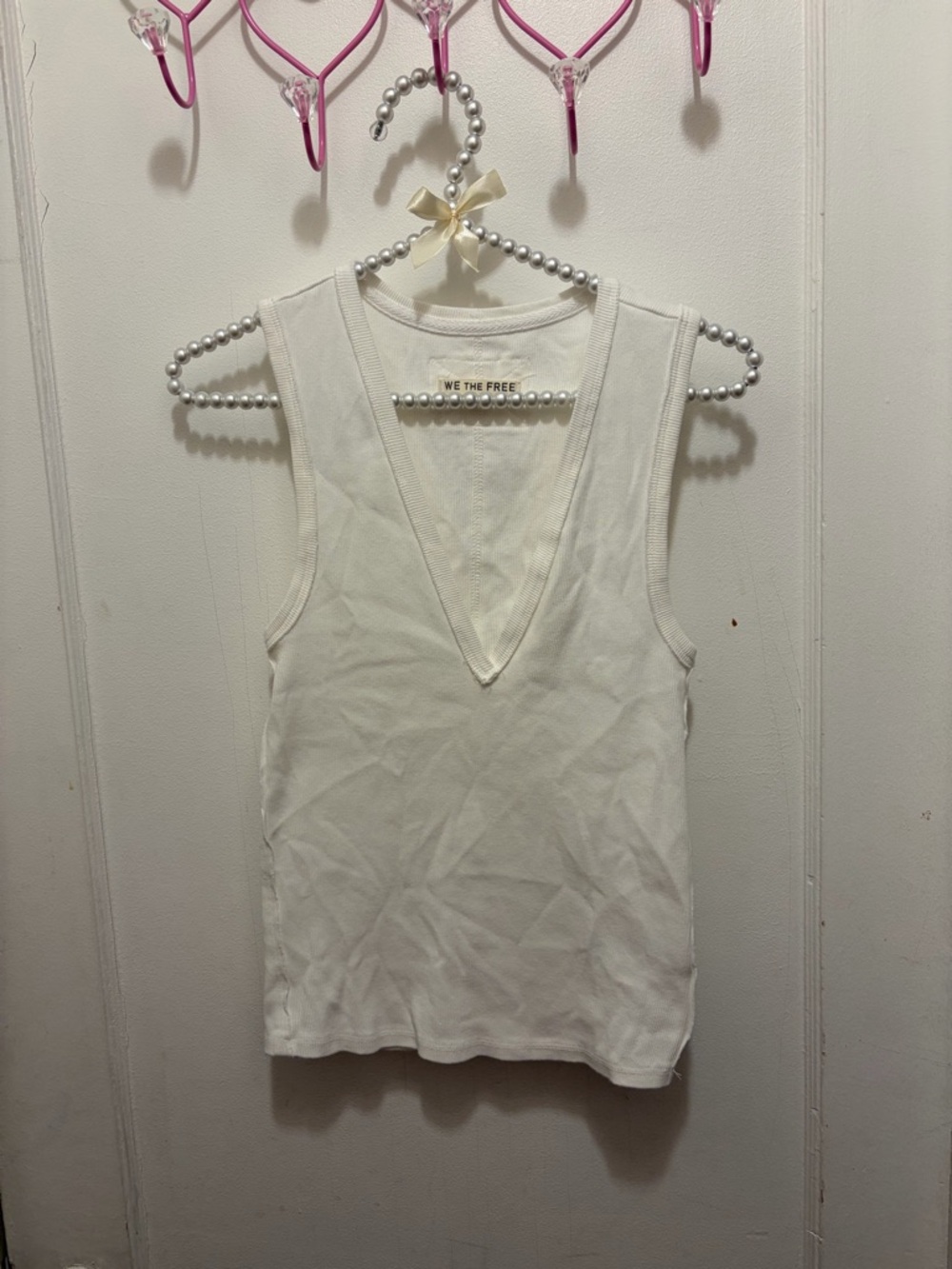 Free People white tank top Size S